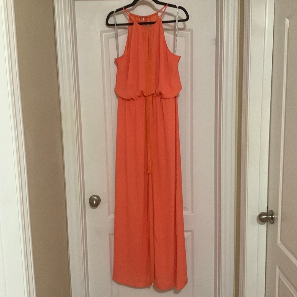 Guess coral dress size Large
